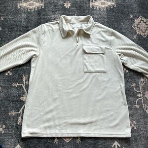 Topman’s Long Sleeve Beige Polo
